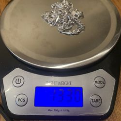 925 Sterling Silver Italy Figaro Link Chain Necklace  13.30 G Estate Found