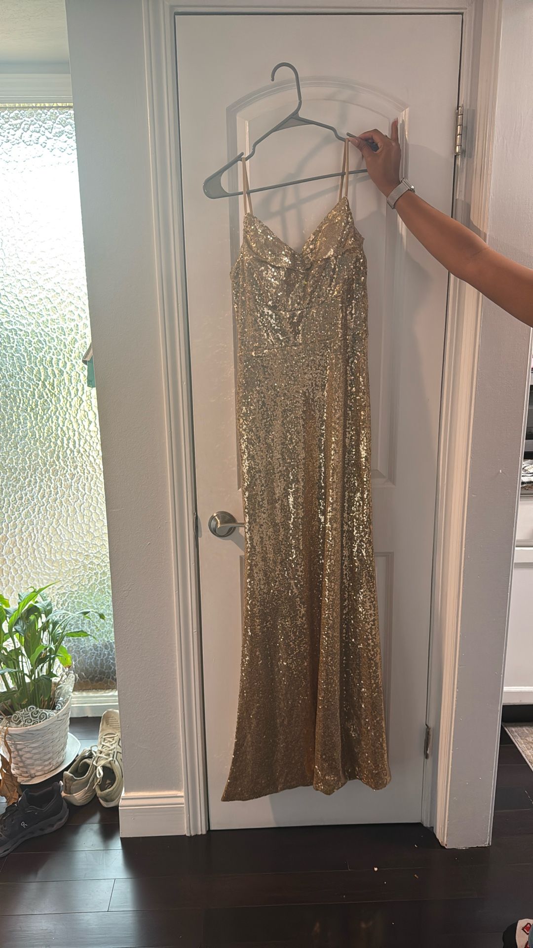 Large Gold Dress