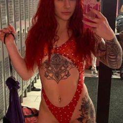 Rhinestone Embellished  Dancewear | One-Piece Cut-Out Bodysuit | Stripper Outfit