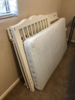 IKEA Hensvik Crib + Vyssa Mattress for Sale in Gilbert, AZ - OfferUp