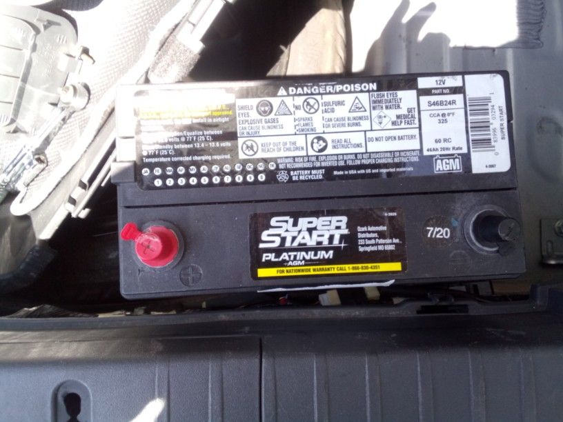 2007 Prius 12v Battery Super Start (Agm)