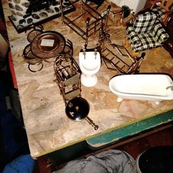 Vintage Doll House Furnishings