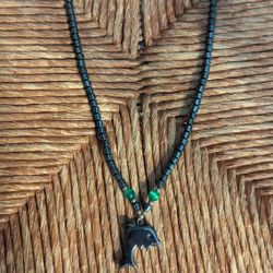 Dolphin Hematite Necklace