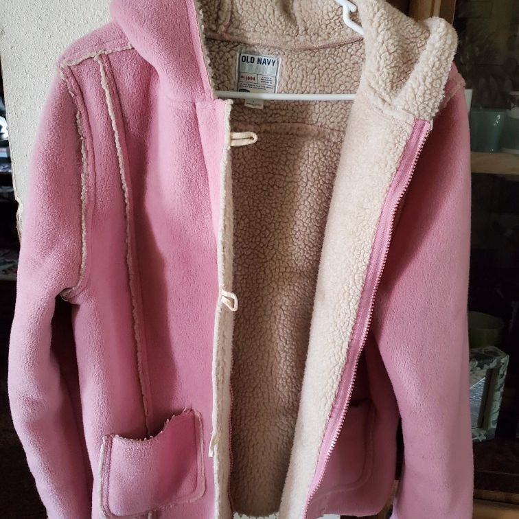 LIGHT PINK OLD NAVY JACKET LIKE NEW