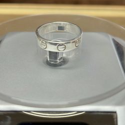 silver custom ring 