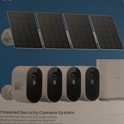 AOSU Outdoor Wireless Solar Security Camera, Color Night Vision, 2K, 166° View