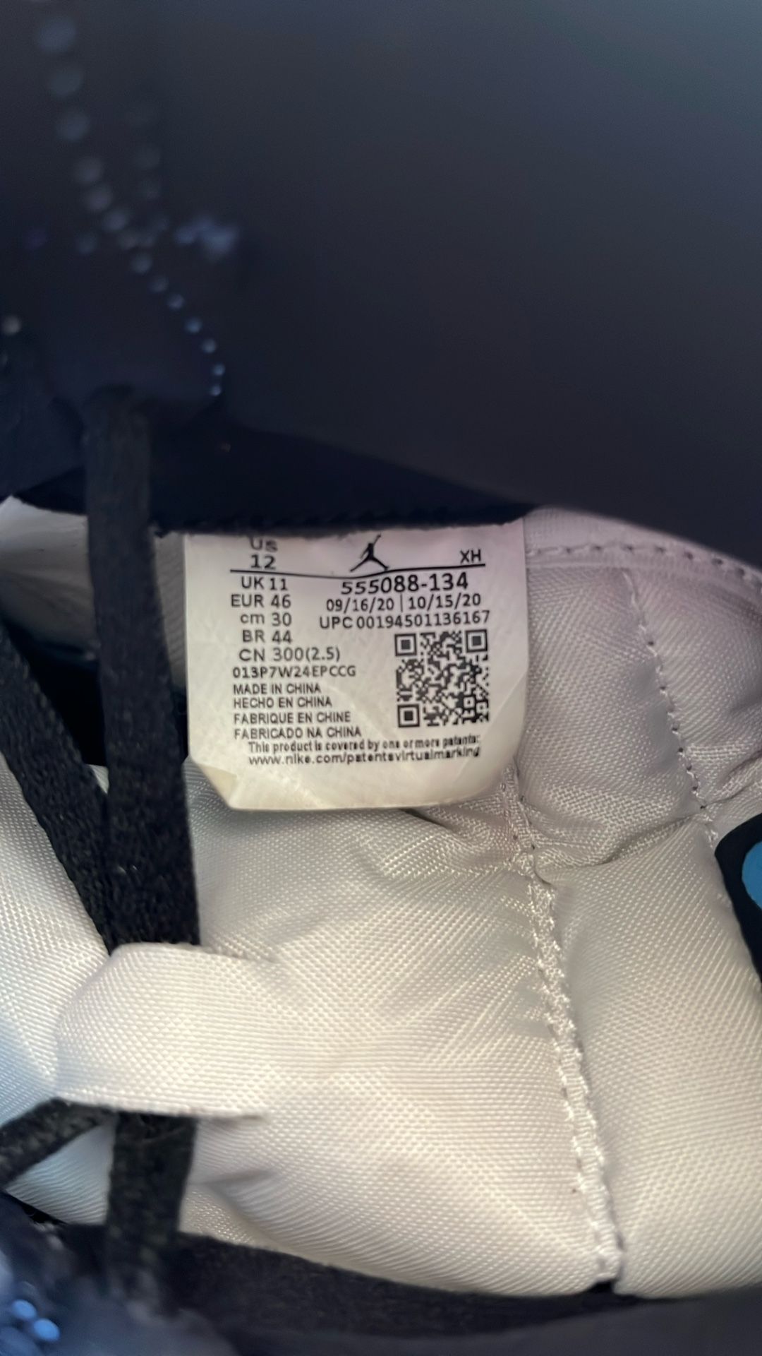 University Blue Jordan Retro High OG