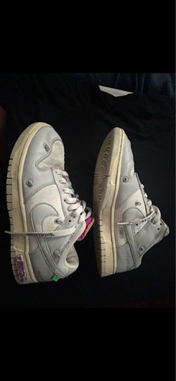 The Off-White × Nike Dunk Low "Lot 03 of 50" (Style Code: DM1602-118)