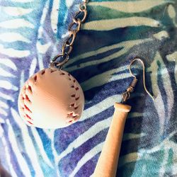 Baseball Earrings
