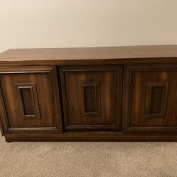Wood Console, Tv Cabinet Or Dining Room Server