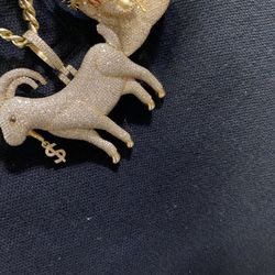 14k Gold Jesus Pendant 