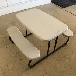 Kids Bench Table