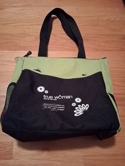 True Woman Zippered Tote Bag