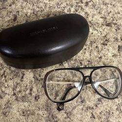 Michael Kors Model Julia Black Prescription Transitions Eyeglasses For Parts With Case Included