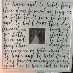 Brand New Wedding Photo Frame