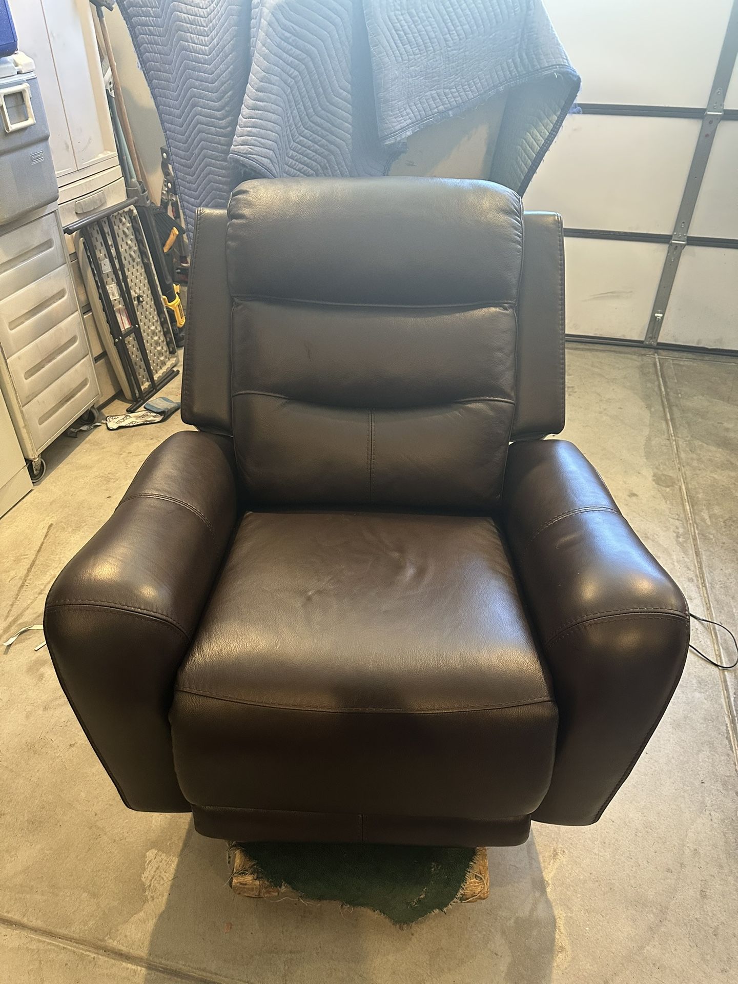 Leather Recliner ($350)
