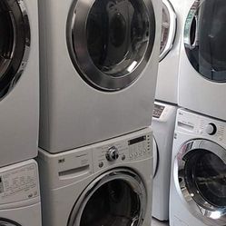 LG Trom Washer And Gas Dryer Set For $680