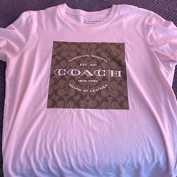 Coach T-shirt Pink 