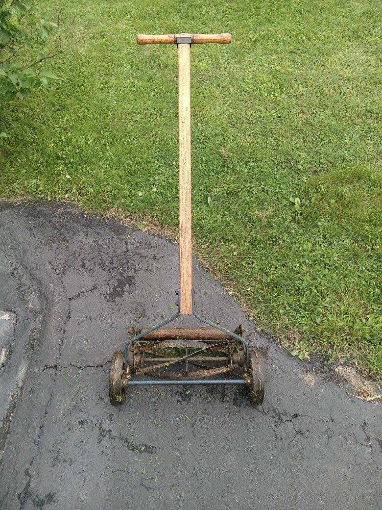 Antique Vintage Mower $25