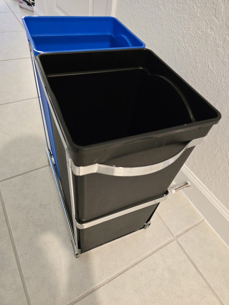Simple Human Pull Out Trash Cans 35L