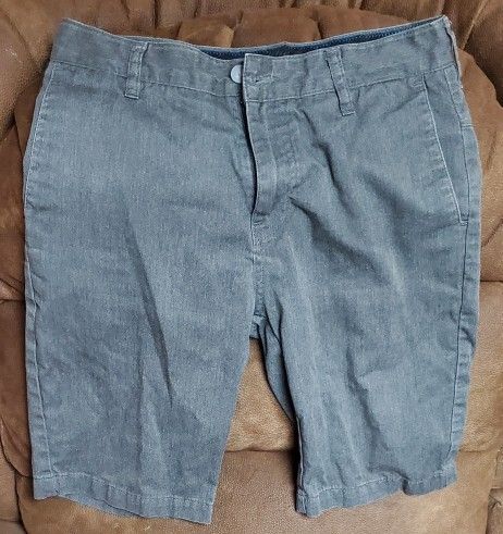 Volcom Boys Grey Shorts Size 28 Waist