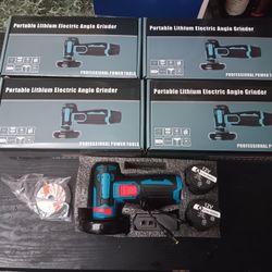 LITHIUM CORDLESS ELECTRIC ANGLE GRINDERS (EACH)