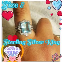 sterling silver Ring size 8