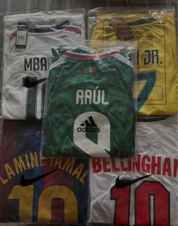 Soccer jerseys