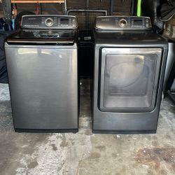 Washer And Dryer  Color, Charcoal Gray