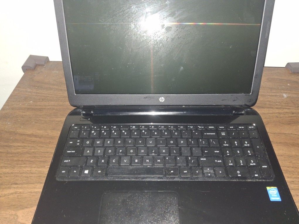Hp Laptop Black Intel Pentium, 500gb ssd, 4gb Ram