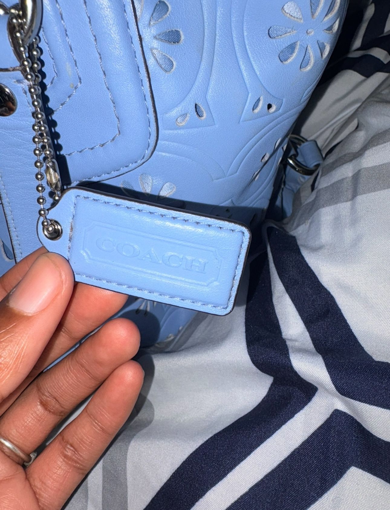 Blue Coach Purse