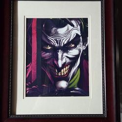 JOKER : A DEATH IN THE FAMILY framed picture