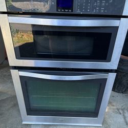 Stainless Whirlpool 30" Built-in Wall Oven Microwave Combo