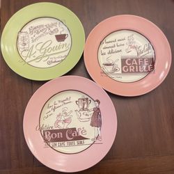 Vintage Bon Cafe Plates