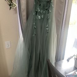 Teal Prom Dress