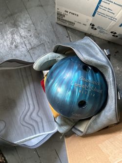 Brunswick Bowling Ball, Bag And Shoes
