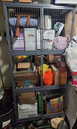 Small Animal Cage, Triple Story