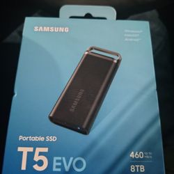 SAMSUNG T5 EVO 8TB (Brand New; Factory sealed)