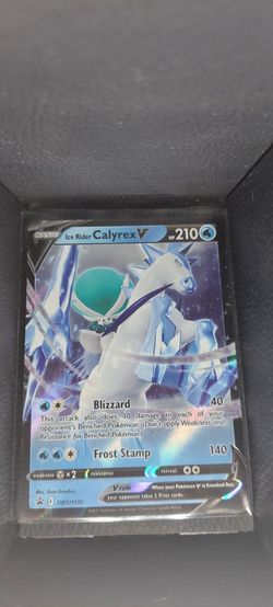 Ice Rider Calyrex V Pokemon Card SWSH130
