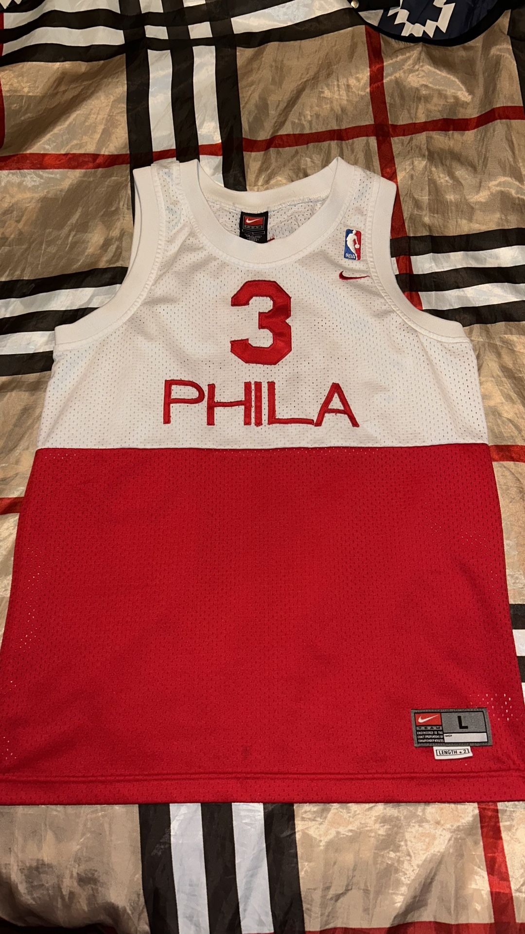 Allen Iverson Philadelphia 76ers jersey