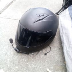 Motorcycle Helmet with Mic And Headphones 