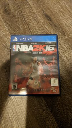 Ps4 nba 2k16. $5
