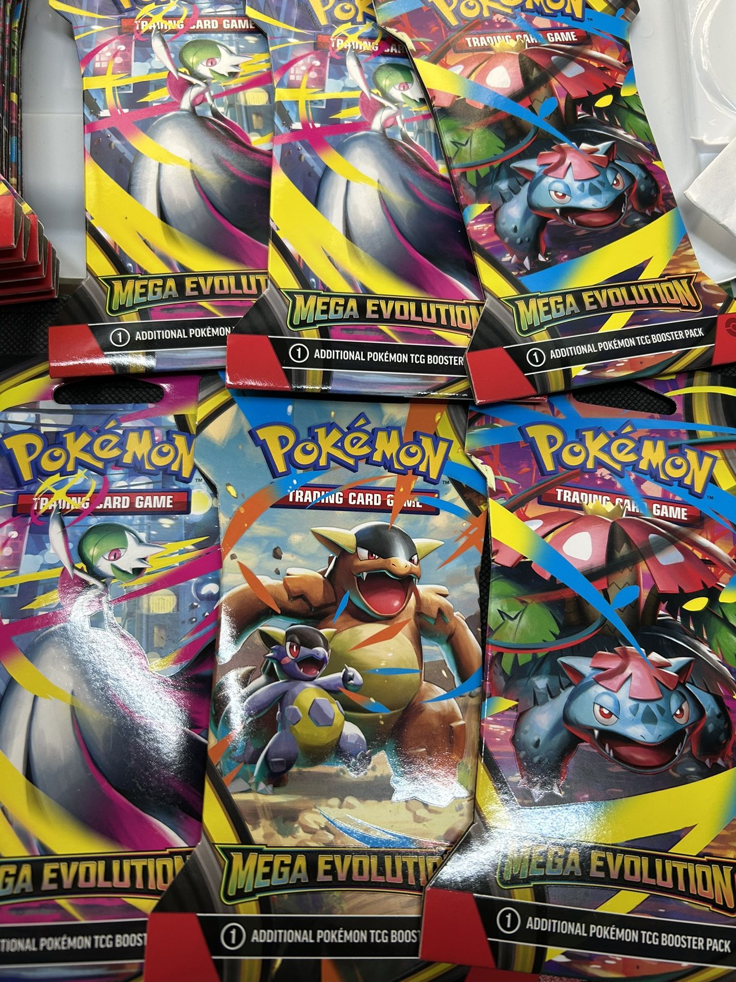 Pokémon Trading Card Game: Mega Evolution booster packs