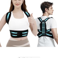 Posture Corrector Back Brace for Women and Men, Shoulder Straightener, Adjustable Back Support Brace, Back Pain Relief – Slouching, Scoliosis, Hunchba