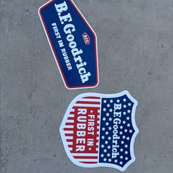 B.F. Goodrich metal signs