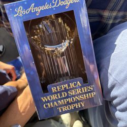 dodgers world series trophy replica (price negotiable )