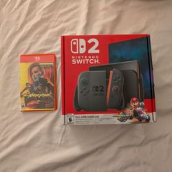 Nintendo Switch 2 w/ Cyberpunk 2077 & RGB fan