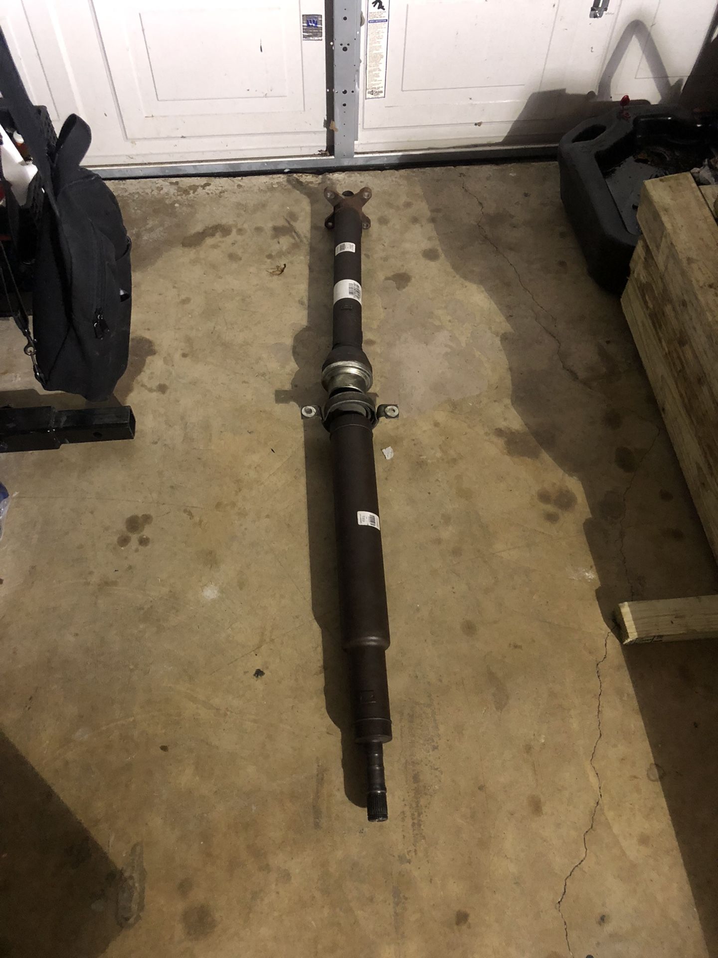 2011-2012 Jeep Grand Cherokee 5.7 Driveline (drive shaft)   Mine only had 75K miles on it and went ahead and replaced it. With a fresh CV joint kit yo