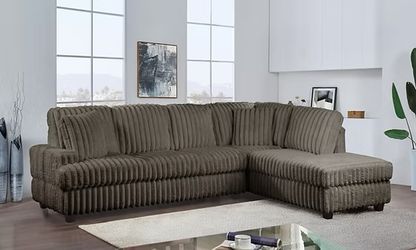 Sectional Sofa and Pillows 