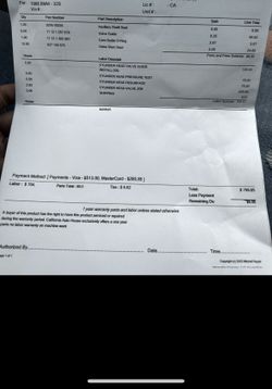 Freshly Rebuilt BMW M20B27 Cylinder Head - Machined with Receipts
